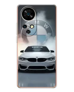 Чохол для Ulefone Note 17 Pro з картинкою «BMW в білому диму» Чохол для Ulefone Note 17 Pro з картинкою «BMW в білому диму»