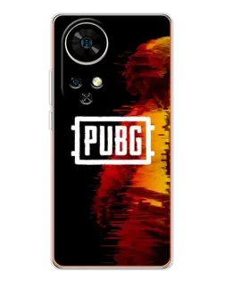 Чехол для Ulefone Note 17 Pro с картинкой «Яркий логотип PUBG»