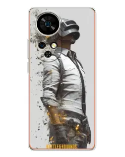Чехол для Ulefone Note 17 Pro с картинкой «PUBG — боец в пыли»