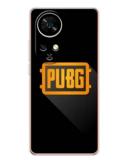 Чехол для Ulefone Note 17 Pro с картинкой «PUBG — рамка лого»