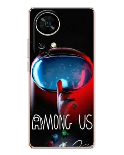 Чехол для Ulefone Note 17 Pro с картинкой «Красный импостер — макро» Чехол для Ulefone Note 17 Pro с картинкой «Красный импостер — макро»