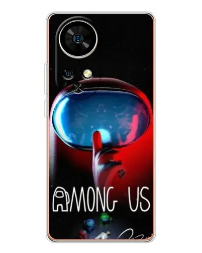 Чохол для Ulefone Note 17 Pro з картинкою «Червоний імпостер — макро» Чохол для Ulefone Note 17 Pro з картинкою «Червоний імпостер — макро»