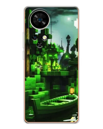 Чохол для Ulefone Note 17 Pro з картинкою «Minecraft лісовий пейзаж» Чохол для Ulefone Note 17 Pro з картинкою «Minecraft лісовий пейзаж»