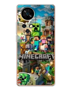 Чехол для Ulefone Note 17 Pro с картинкой «Замок Minecraft» Чехол для Ulefone Note 17 Pro с картинкой «Замок Minecraft»