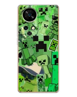 Чехол для Ulefone Note 17 Pro с картинкой «Криперы Minecraft» Чехол для Ulefone Note 17 Pro с картинкой «Криперы Minecraft»