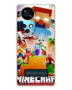 Чехол для Ulefone Note 17 Pro с картинкой «Minecraft герои игры» Чехол для Ulefone Note 17 Pro с картинкой «Minecraft герои игры»