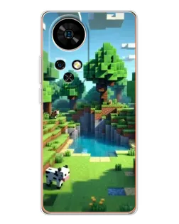 Чохол для Ulefone Note 17 Pro з картинкою «Minecraft літній день»