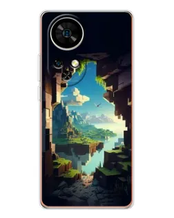 Чохол для Ulefone Note 17 Pro з картинкою «Вид з печери»
