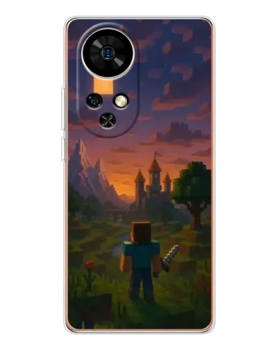 Чохол для Ulefone Note 17 Pro з картинкою «Стів біля вежі» Чохол для Ulefone Note 17 Pro з картинкою «Стів біля вежі»