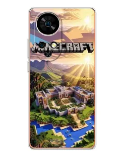 Чохол для Ulefone Note 17 Pro з картинкою «Minecraft панорама»