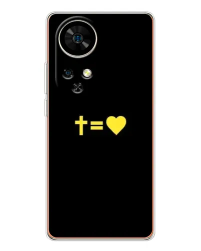 Чохол для Ulefone Note 17 Pro з картинкою «Серце та Хрест»