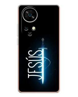 Чохол для Ulefone Note 17 Pro з картинкою «Меч Духа Jesus»