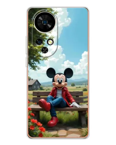 Чехол для Ulefone Note 17 Pro с картинкой «Микки на скамейке» Чехол для Ulefone Note 17 Pro с картинкой «Микки на скамейке»
