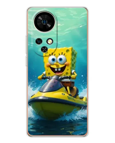 Чохол для Ulefone Note 17 Pro з картинкою «Спанч Боб на гідроциклі» Чохол для Ulefone Note 17 Pro з картинкою «Спанч Боб на гідроциклі»