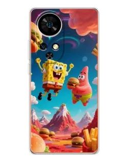 Чохол для Ulefone Note 17 Pro з картинкою «Космічний фастфуд»