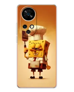 Чохол для Ulefone Note 17 Pro з картинкою «Губка Боб кухар»