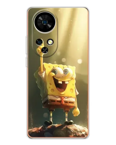 Чохол для Ulefone Note 17 Pro з картинкою «Сяючий Спанч Боб» Чохол для Ulefone Note 17 Pro з картинкою «Сяючий Спанч Боб»
