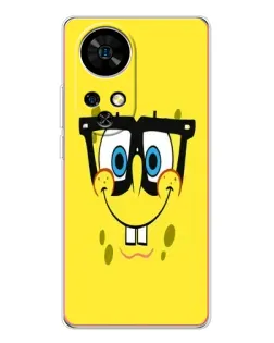 Чохол для Ulefone Note 17 Pro з картинкою «Мінімалістичний Спанч Боб»