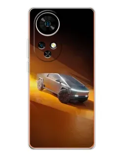 Чохол для Ulefone Note 17 Pro з картинкою «Cybertruck у пустелі»