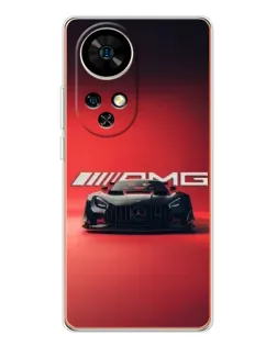 Чохол для Ulefone Note 17 Pro з картинкою «Mercedes AMG — червона лінія»