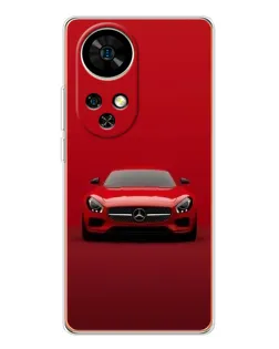 Чехол для Ulefone Note 17 Pro с картинкой «Красный Mercedes AMG»