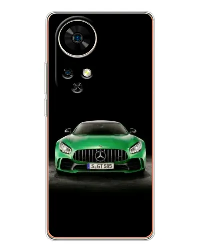 Чохол для Ulefone Note 17 Pro з картинкою «Mercedes — неоновий лого»