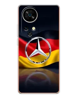 Чохол для Ulefone Note 17 Pro з картинкою «Mercedes — прапор Німеччини»
