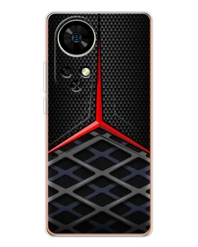 Чохол для Ulefone Note 17 Pro з картинкою «Mercedes Carbon Grid»