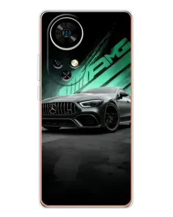 Чохол для Ulefone Note 17 Pro з картинкою «Темний Mercedes AMG»