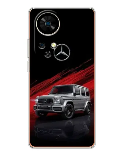 Чохол для Ulefone Note 17 Pro з картинкою «Mercedes G-Class червоний»