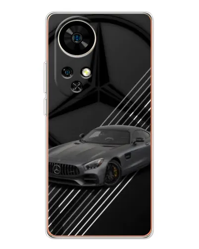 Чохол для Ulefone Note 17 Pro з картинкою «Mercedes AMG — графіка»