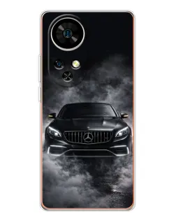 Чохол для Ulefone Note 17 Pro з картинкою «Mercedes у диму»