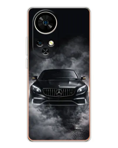 Чохол для Ulefone Note 17 Pro з картинкою «Mercedes у диму»