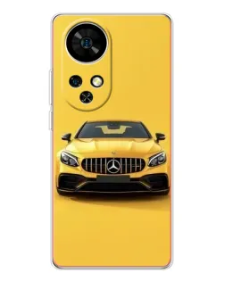 Чохол для Ulefone Note 17 Pro з картинкою «Жовтий Mercedes GT»