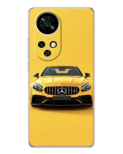 Чохол для Ulefone Note 17 Pro з картинкою «Жовтий Mercedes GT»
