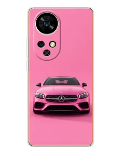 Чохол для Ulefone Note 17 Pro з картинкою «Рожевий Mercedes AMG»