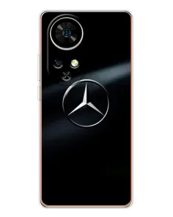Чохол для Ulefone Note 17 Pro з картинкою «Mercedes на металі»