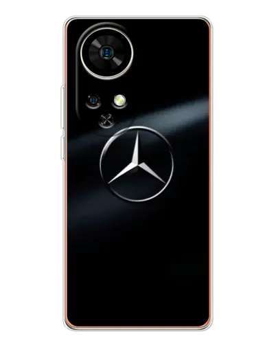 Чохол для Ulefone Note 17 Pro з картинкою «Mercedes на металі»