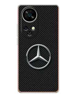 Чохол для Ulefone Note 17 Pro з картинкою «Карбоновий Mercedes стиль»