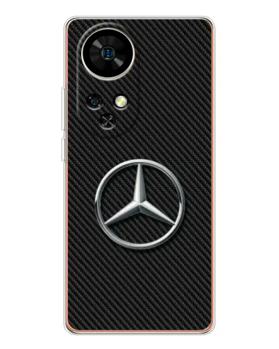 Чохол для Ulefone Note 17 Pro з картинкою «Карбоновий Mercedes стиль»