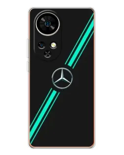 Чехол для Ulefone Note 17 Pro с картинкой «Спортивные линии Mercedes»