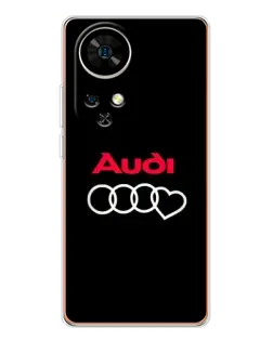 Чохол для Ulefone Note 17 Pro з картинкою «Логотип Audi Heart» Чохол для Ulefone Note 17 Pro з картинкою «Логотип Audi Heart»