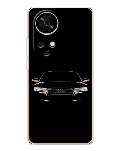 Чохол для Ulefone Note 17 Pro з картинкою «Audi — нічний контур»