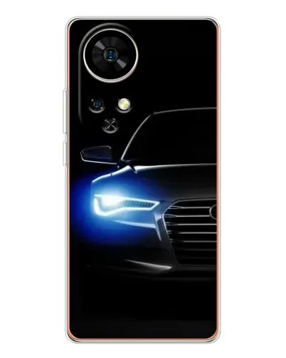 Чохол для Ulefone Note 17 Pro з картинкою «Неоновий погляд Audi»