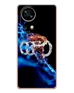 Чохол для Ulefone Note 17 Pro з картинкою «Енергія лого Audi»