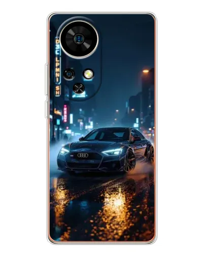 Чохол для Ulefone Note 17 Pro з картинкою «Нічне місто та Audi»