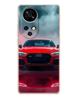Чохол для Ulefone Note 17 Pro з картинкою «Audi RS — червоний стиль»