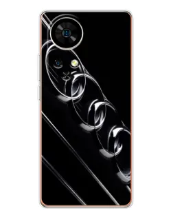 Чохол для Ulefone Note 17 Pro з картинкою «Audi — абстрактні кільця»