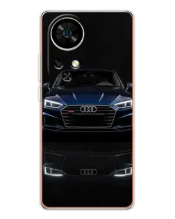 Чохол для Ulefone Note 17 Pro з картинкою «Audi — нічне відображення»