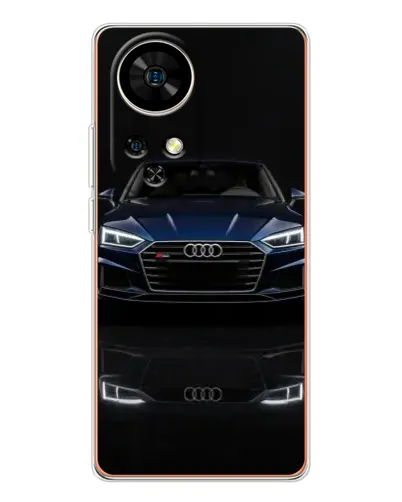 Чохол для Ulefone Note 17 Pro з картинкою «Audi — нічне відображення»